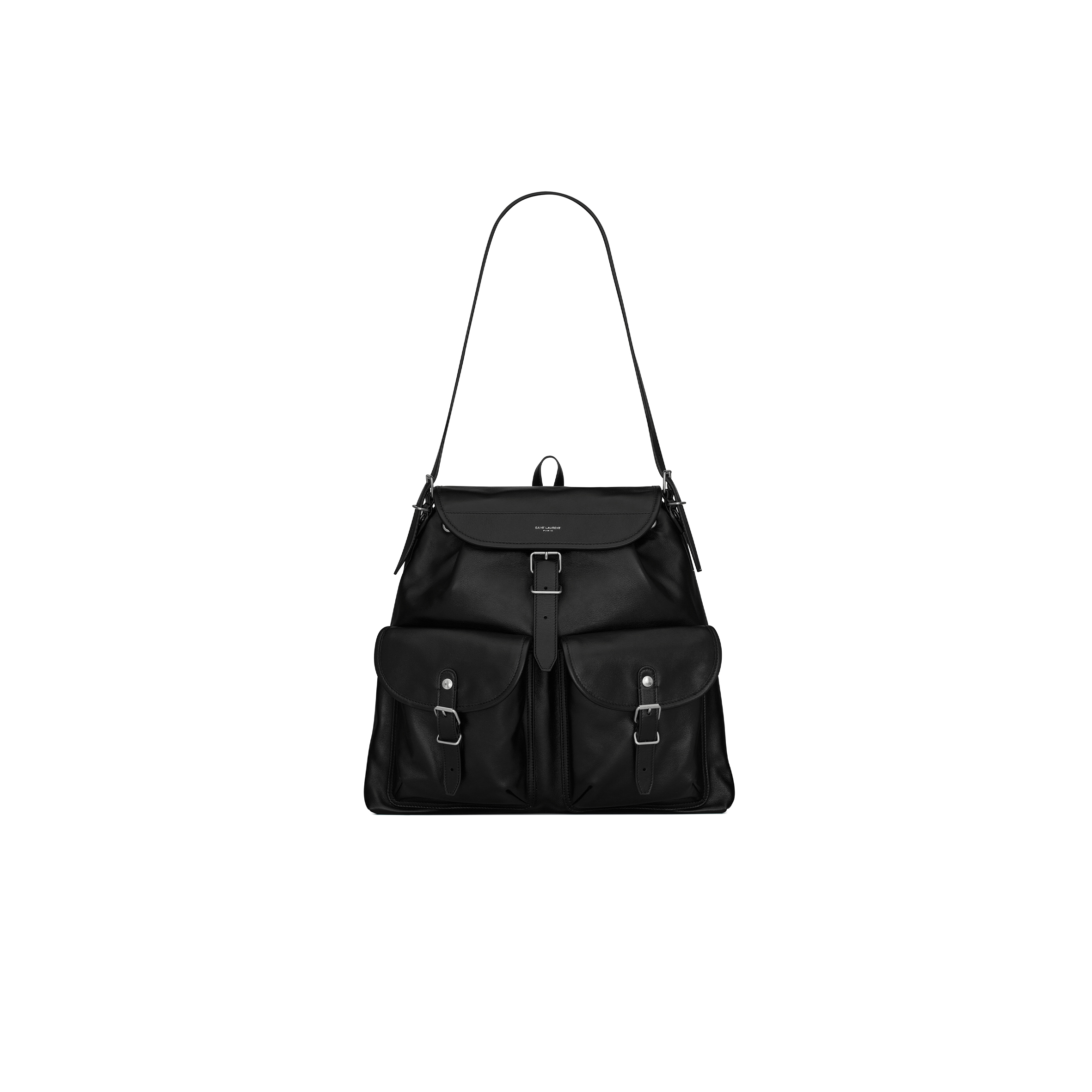YSL SHOULDER BAG IN SMOOTH LEATHER 737952AABZH1000 (36*33*4cm)